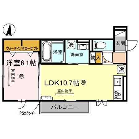 カルム アビタシオン北出島の物件間取画像